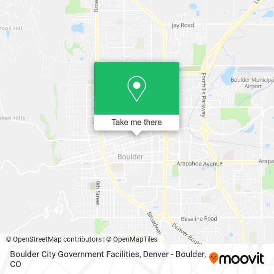 Boulder City Government Facilities map