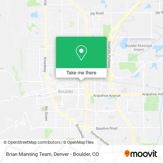 Brian Manning Team map