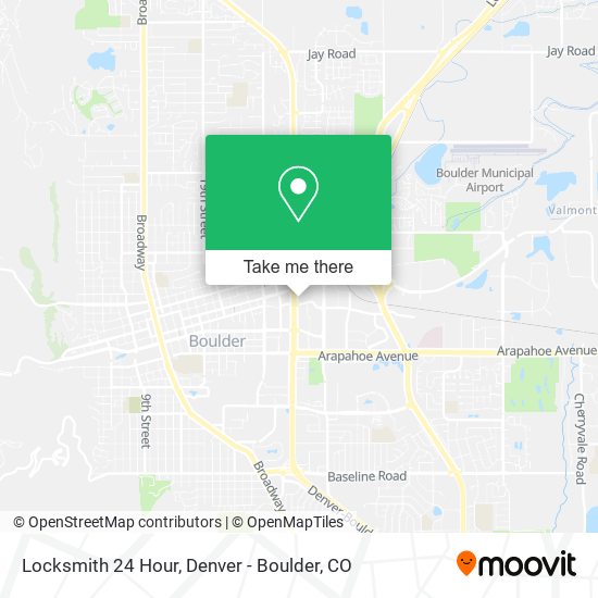 Locksmith 24 Hour map