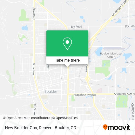 New Boulder Gas map