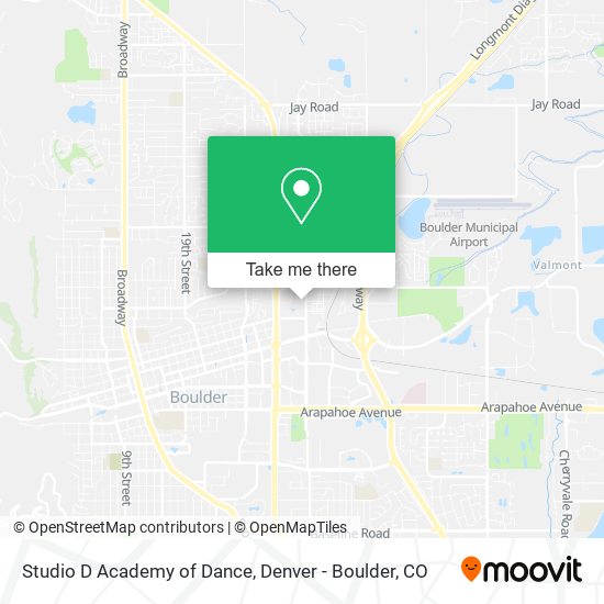 Mapa de Studio D Academy of Dance