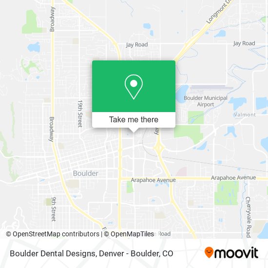 Boulder Dental Designs map