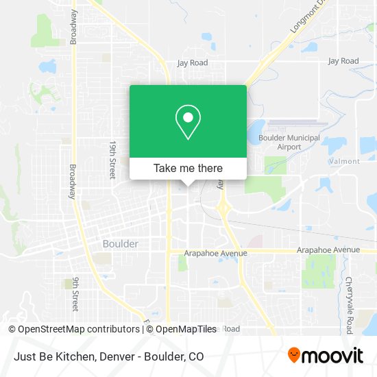Just Be Kitchen map