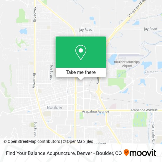 Find Your Balance Acupuncture map