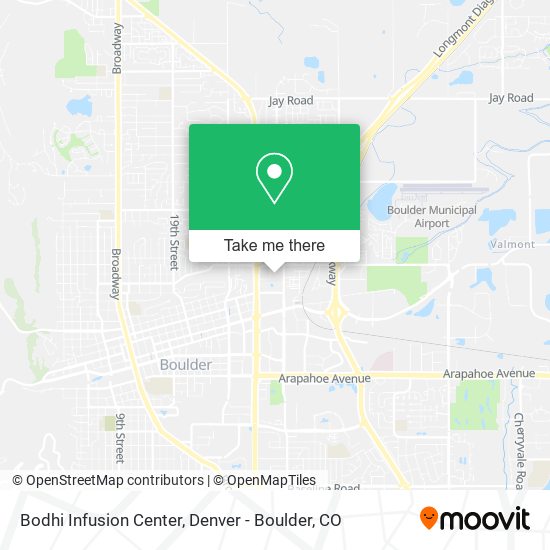 Bodhi Infusion Center map