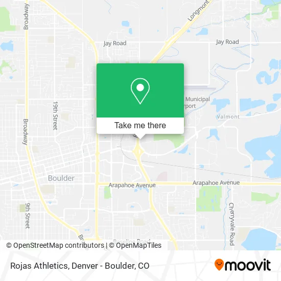 Rojas Athletics map