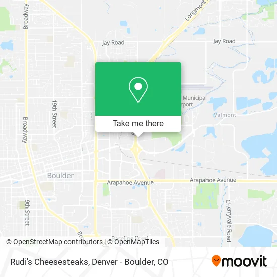 Rudi's Cheesesteaks map