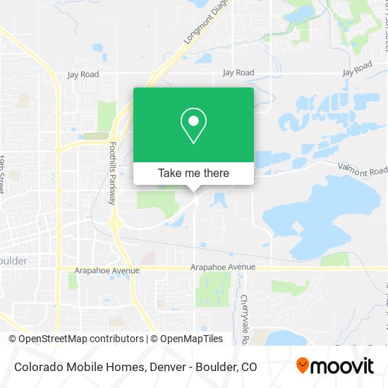 Colorado Mobile Homes map