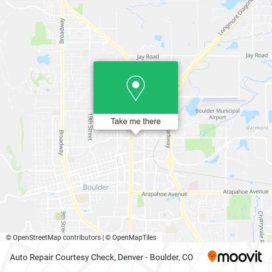 Auto Repair Courtesy Check map