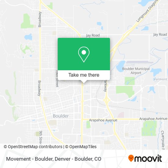 Movement - Boulder map