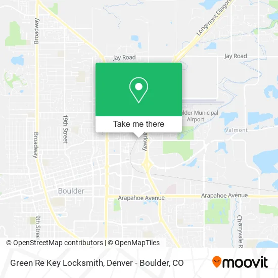 Green Re Key Locksmith map
