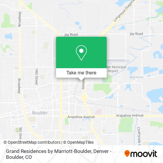 Mapa de Grand Residences by Marriott-Boulder