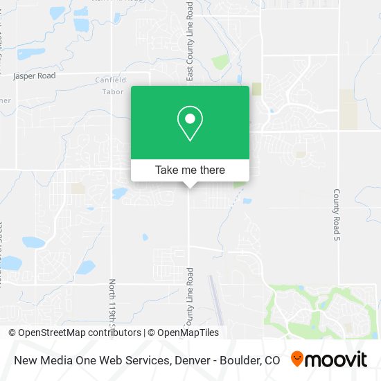 New Media One Web Services map