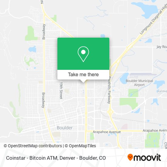 Coinstar - Bitcoin ATM map