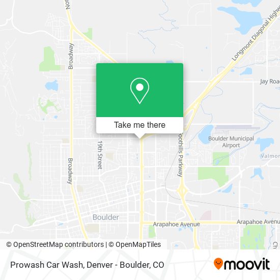 Prowash Car Wash map