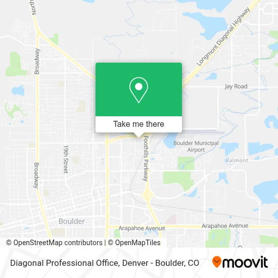 Diagonal Professional Office map