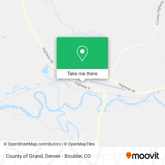 Mapa de County of Grand