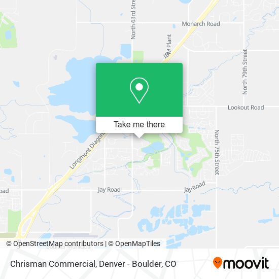 Chrisman Commercial map