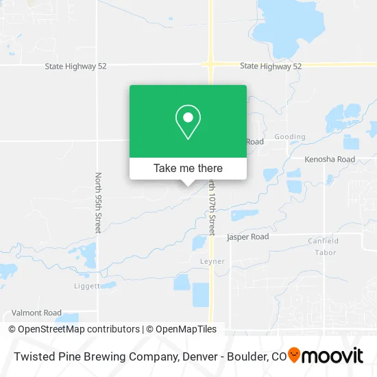 Twisted Pine Brewing Company map