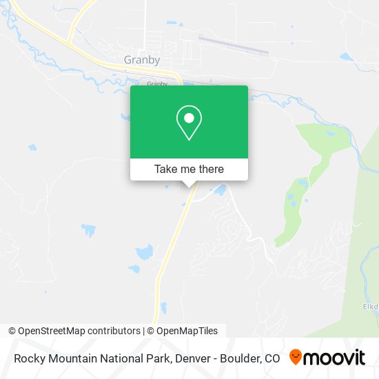 Rocky Mountain National Park map