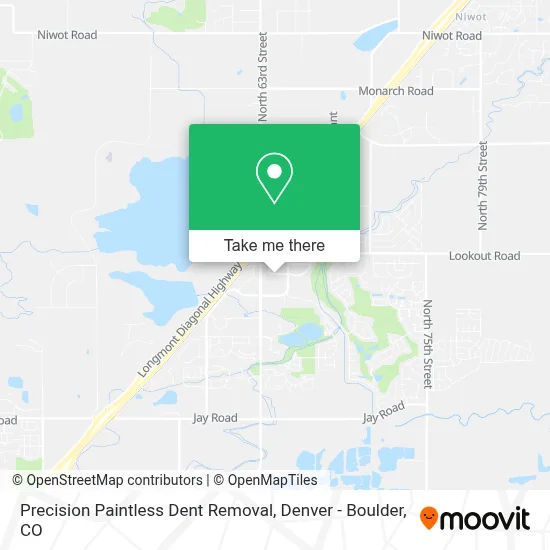 Precision Paintless Dent Removal map