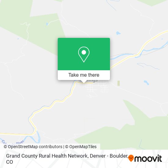Grand County Rural Health Network map