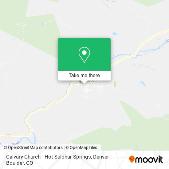 Calvary Church - Hot Sulphur Springs map