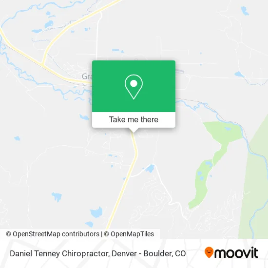 Daniel Tenney Chiropractor map