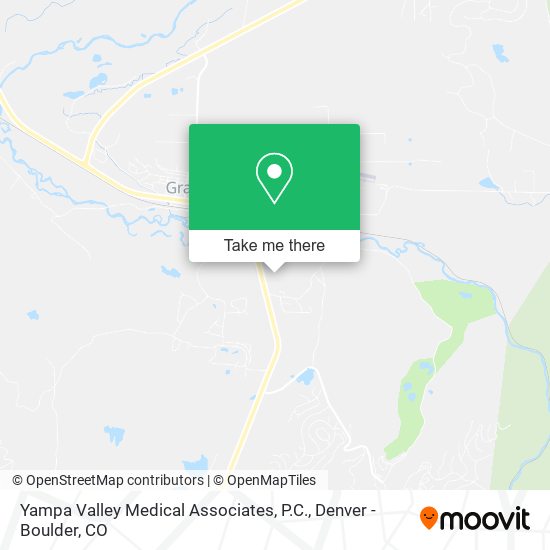 Mapa de Yampa Valley Medical Associates, P.C.