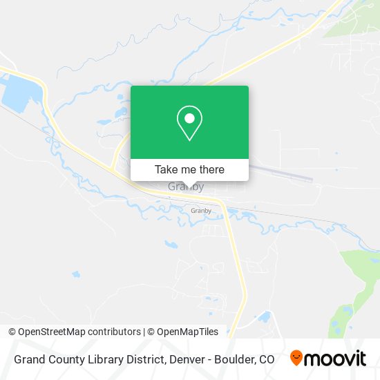 Grand County Library District map