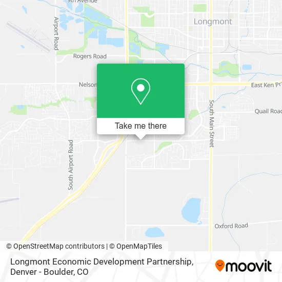 Longmont Economic Development Partnership map