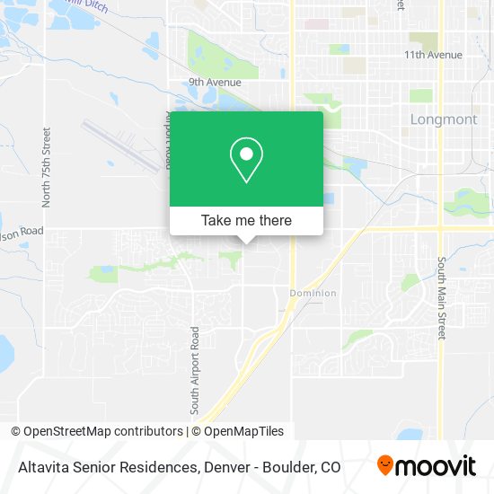Altavita Senior Residences map