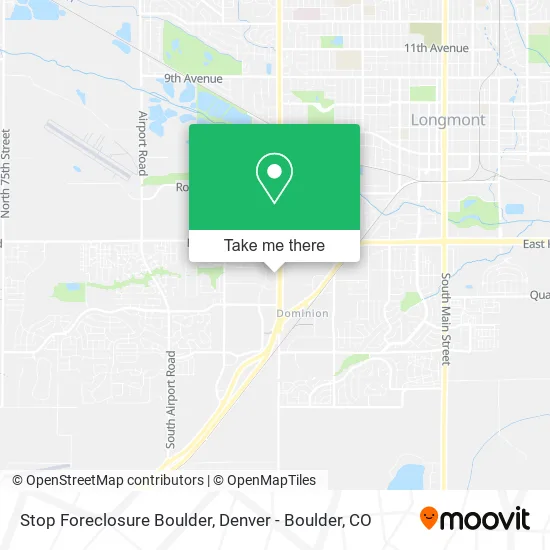 Stop Foreclosure Boulder map