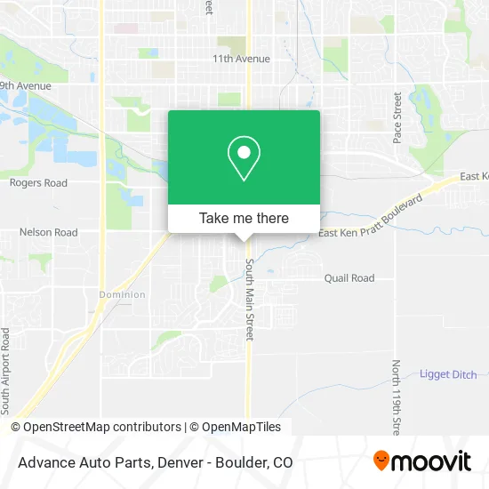 Mapa de Advance Auto Parts