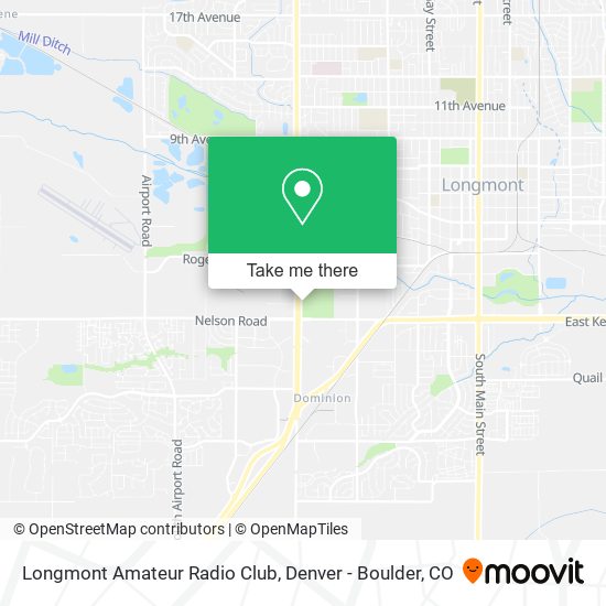 Mapa de Longmont Amateur Radio Club