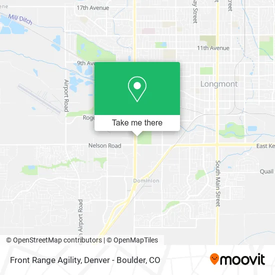 Front Range Agility map