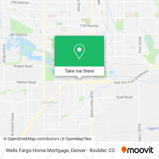 Mapa de Wells Fargo Home Mortgage