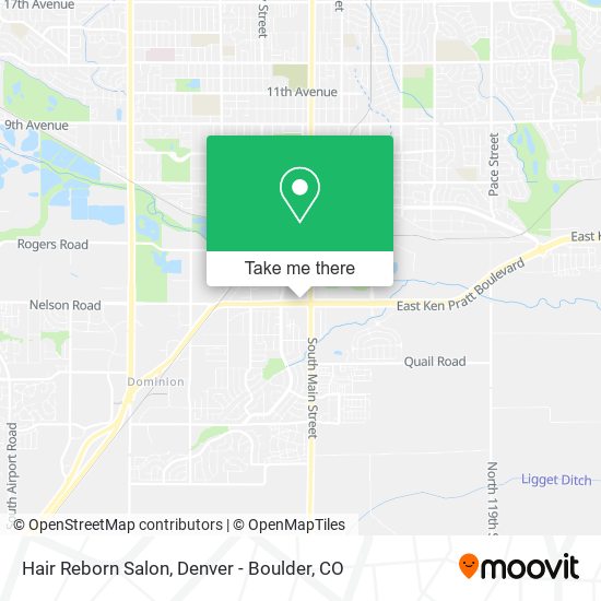 Hair Reborn Salon map