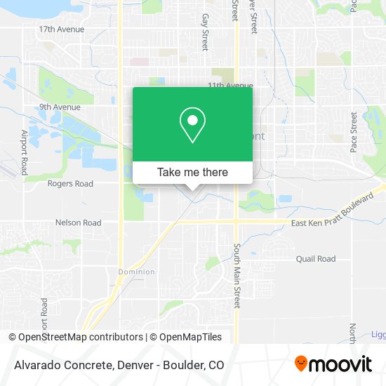 Alvarado Concrete map