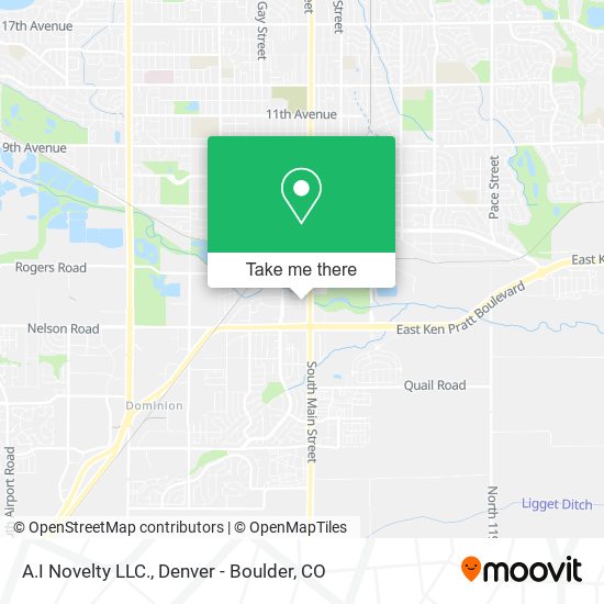 A.I Novelty LLC. map