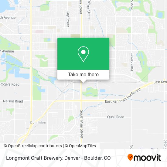 Mapa de Longmont Craft Brewery