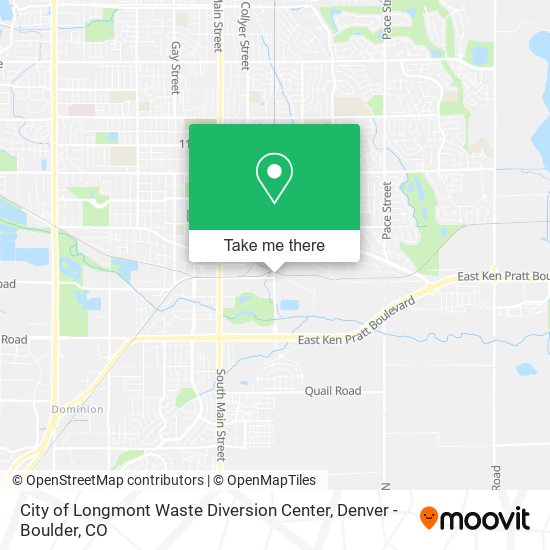 Mapa de City of Longmont Waste Diversion Center