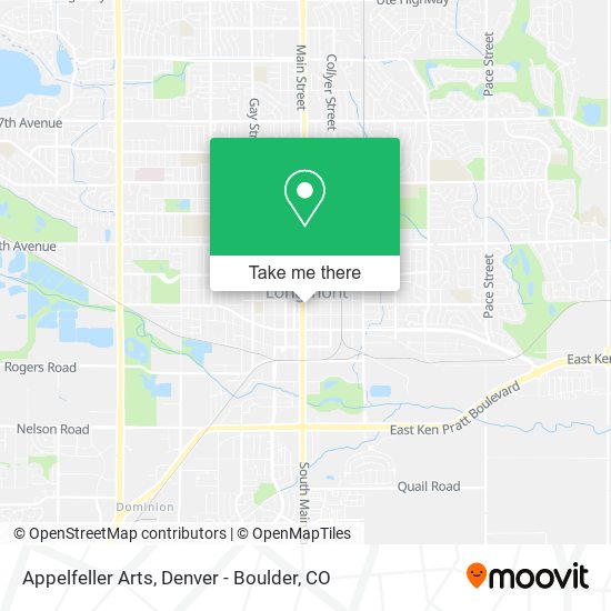 Appelfeller Arts map