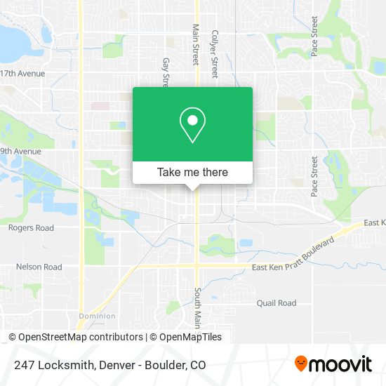 247 Locksmith map