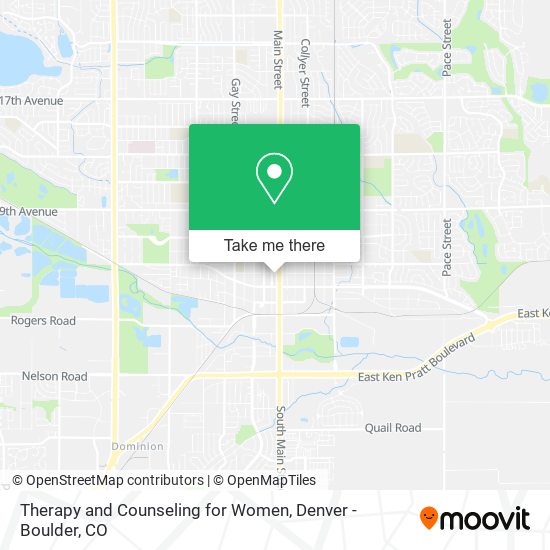 Mapa de Therapy and Counseling for Women