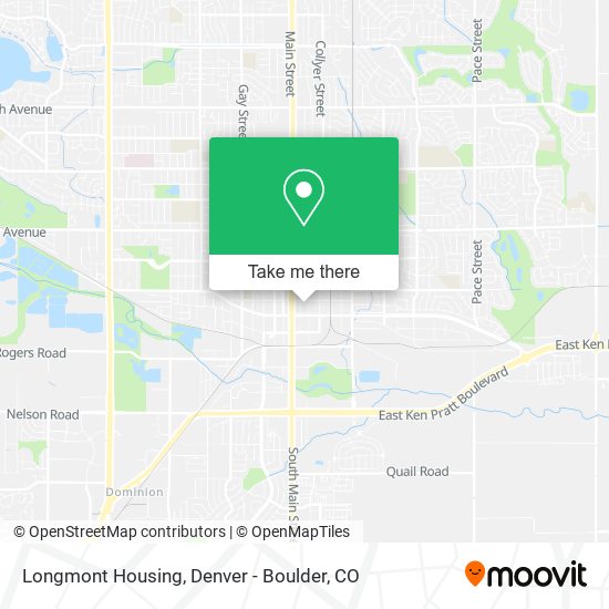 Mapa de Longmont Housing