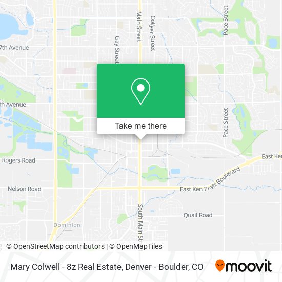 Mary Colwell - 8z Real Estate map