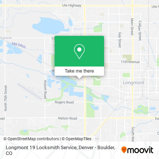 Mapa de Longmont 19 Locksmith Service