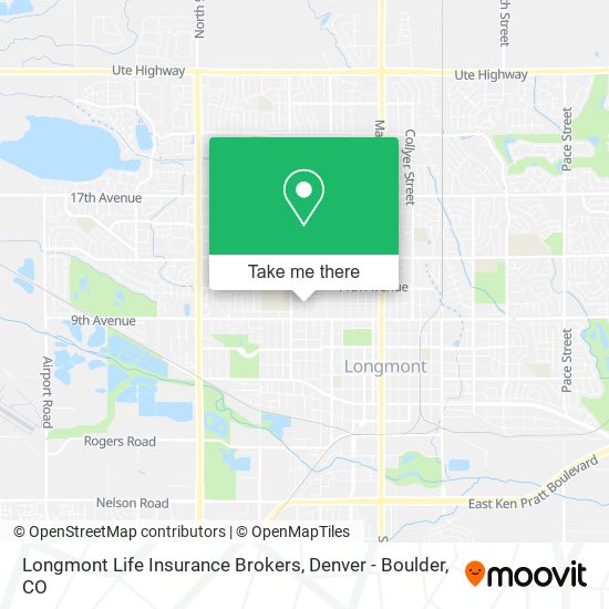 Mapa de Longmont Life Insurance Brokers