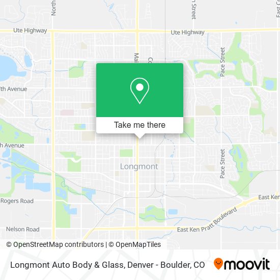 Mapa de Longmont Auto Body & Glass
